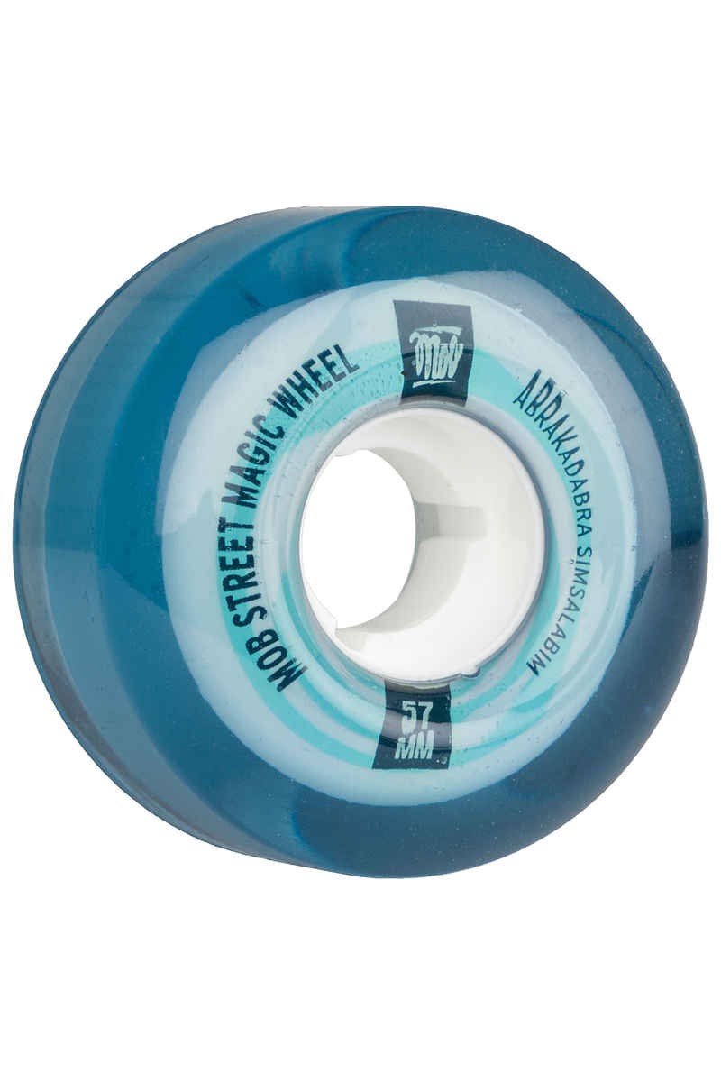 MOB Skateboards Street Magic Wiel (clear blue) 57mm 4 Pack 78A