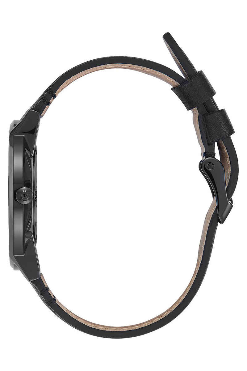 Nixon The Porter Leather Uhr (all black)
