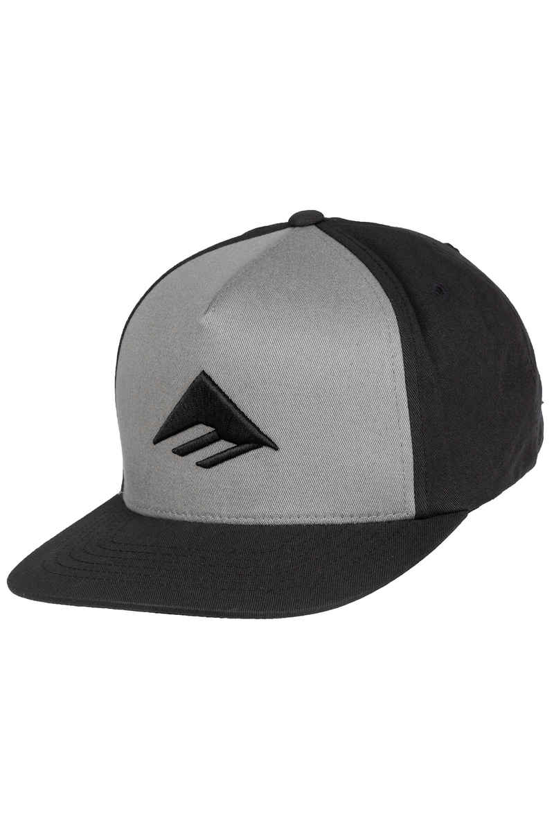 Emerica Traingle Snapback Cap (grey black)