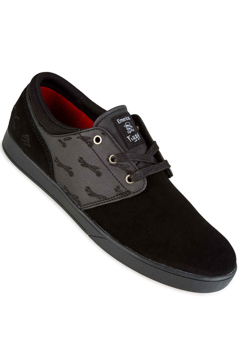 Emerica x Hard Luck Figueroa Chaussure (black black)
