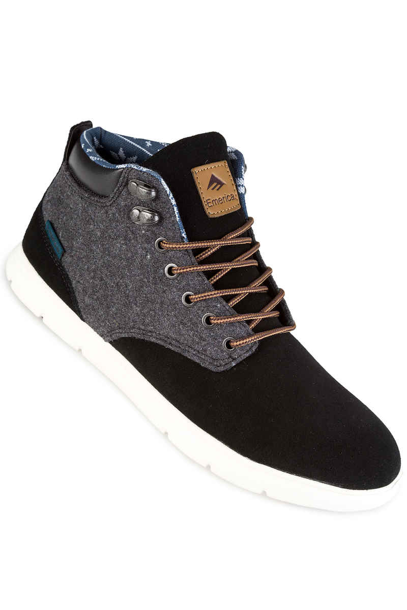 Emerica Wino Cruiser HLT Schuh (black white yellow)