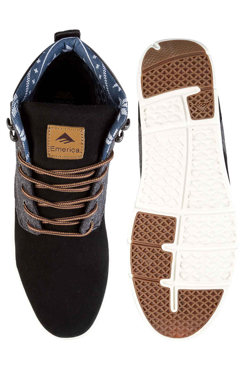 Emerica Wino Cruiser HLT Schuh (black white yellow)