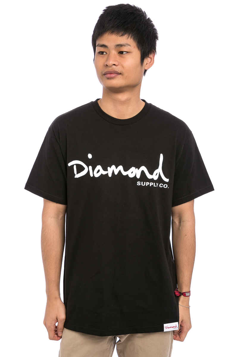 Diamond OG Script T-Shirt (black)