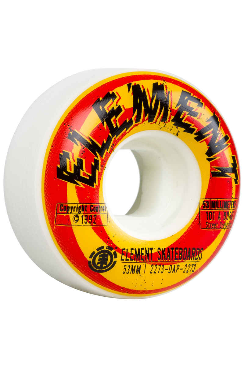 Element Shocked Rueda (multi) 53mm 101A Pack de 4