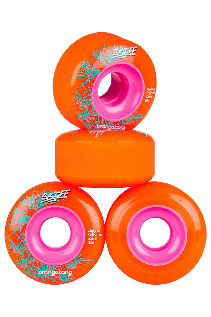 Orangatang Skiff Rollen (orange) 4er Pack 62mm 80A