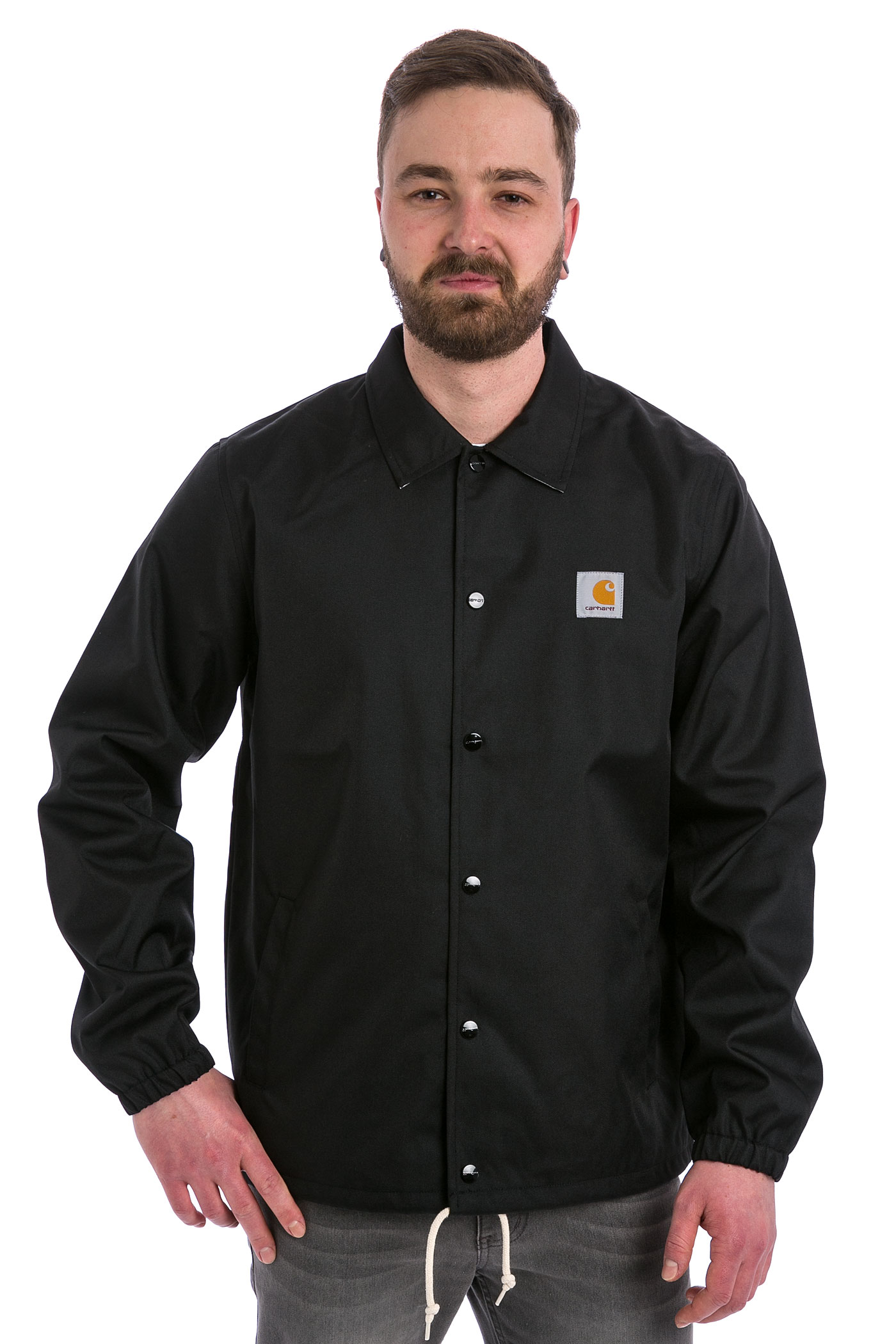 Carhartt WIP Watch Coach Jacket  black broken white buy 