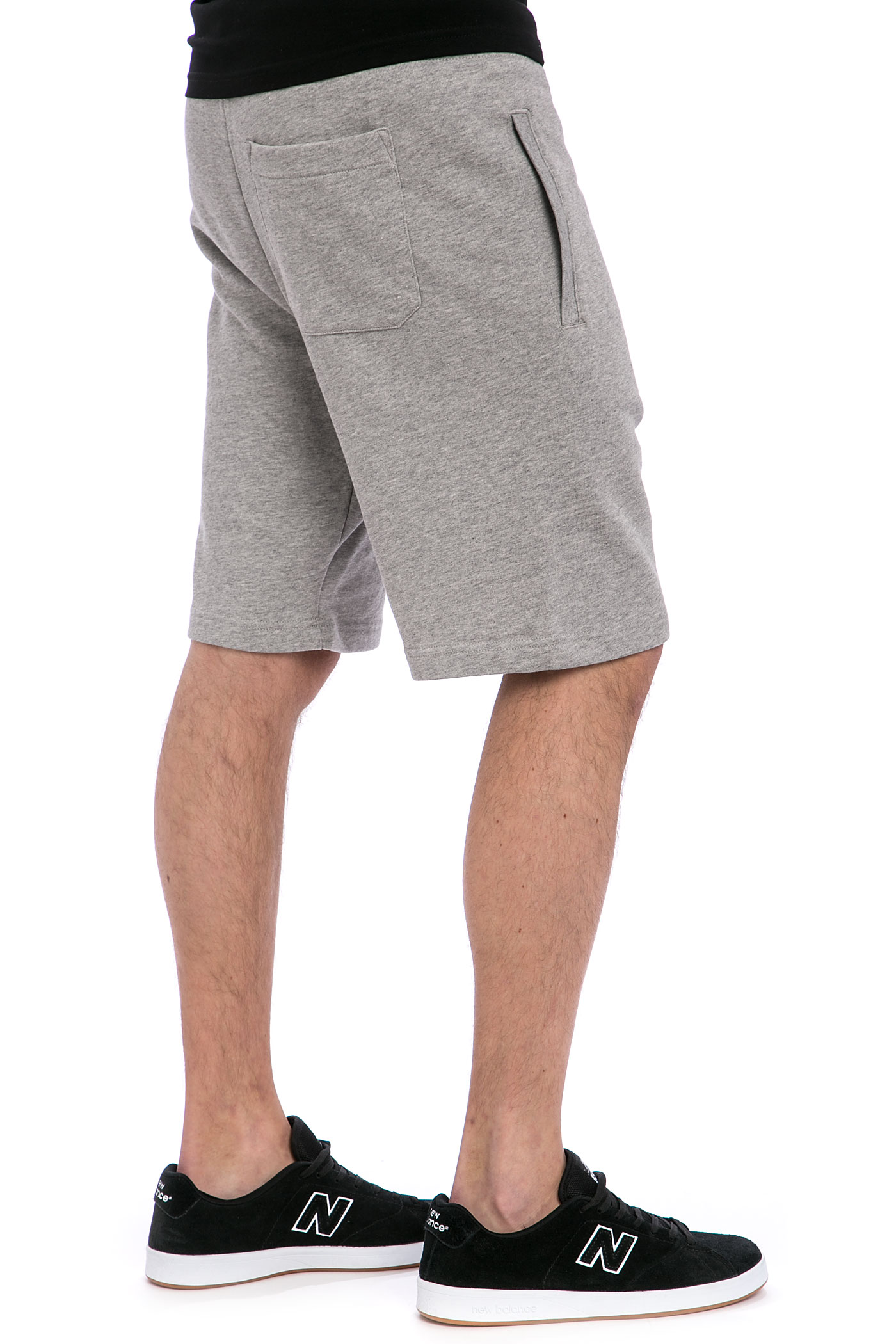 Carhartt WIP College Shorts (grey heather white) buy at skatedeluxe