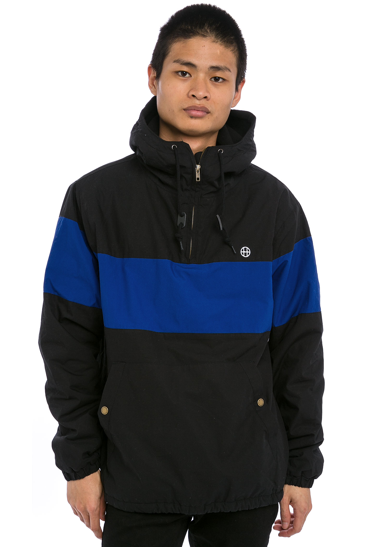 HUF Explorer1 Anorak Jacke black kaufen bei skatedeluxe