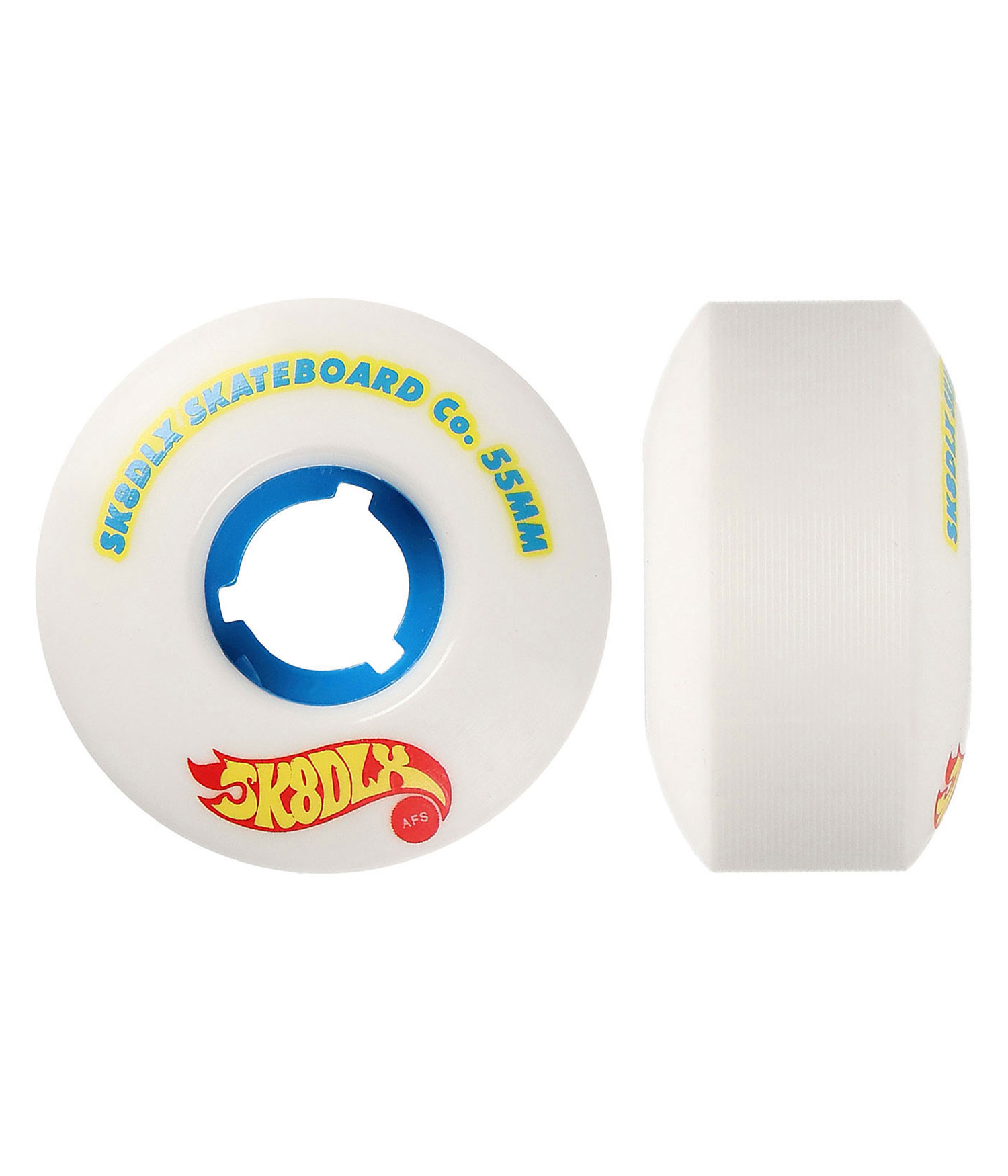 skatedeluxe AFS Hotrod Rollen white blue