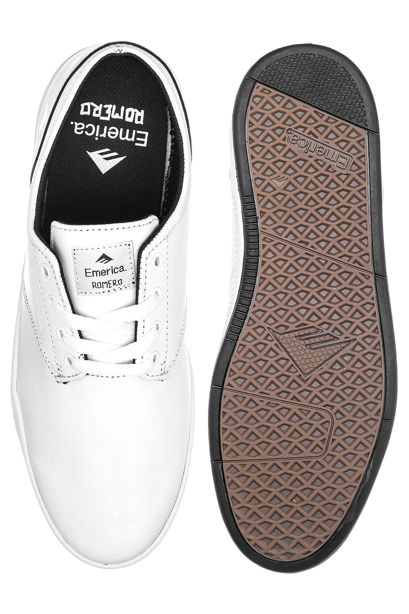 Black Chaussurewhite Romero Laced The Emerica L4Aj5R