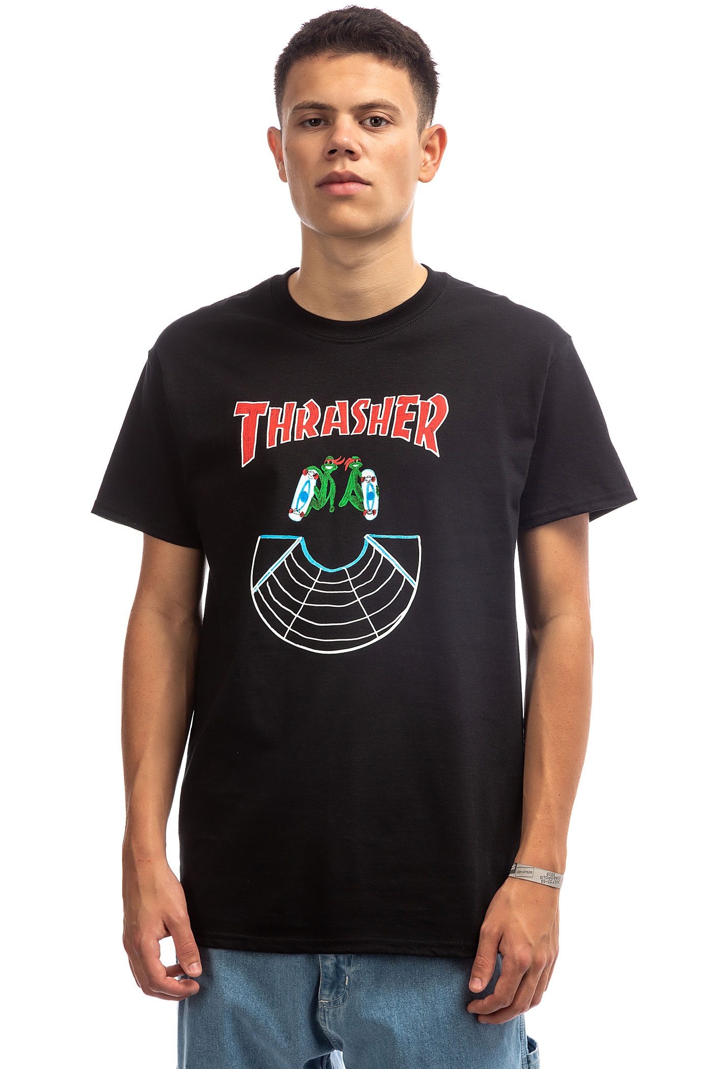 Thrasher Doubles T-Shirt black Herren XL