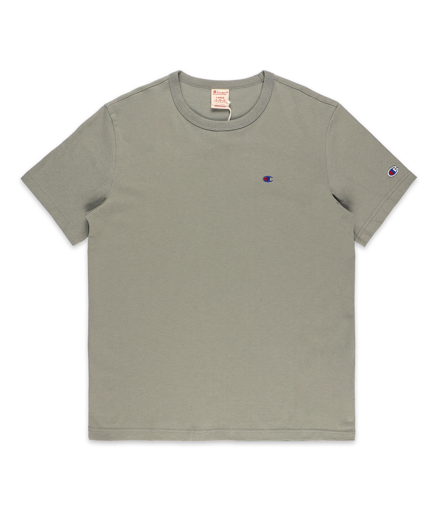 Champion Reverse Weave C Logo T-Shirt grey melange Herren S