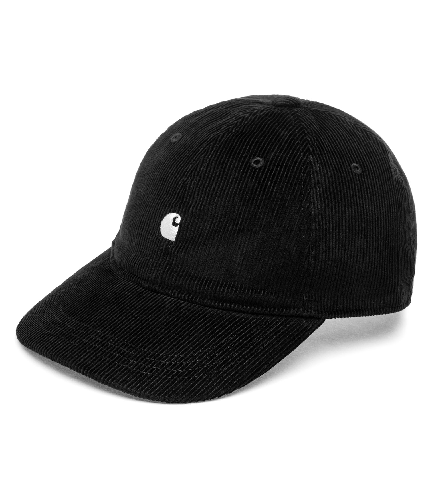 Carhartt WIP Harlem Corduroy 6 Panel Cap black wax