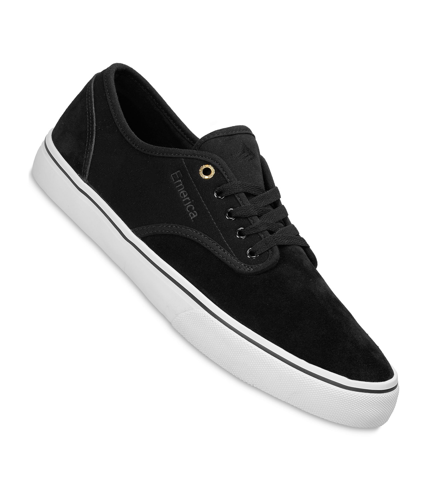 Emerica Wino Standard Schuh black white gold Herren US 5