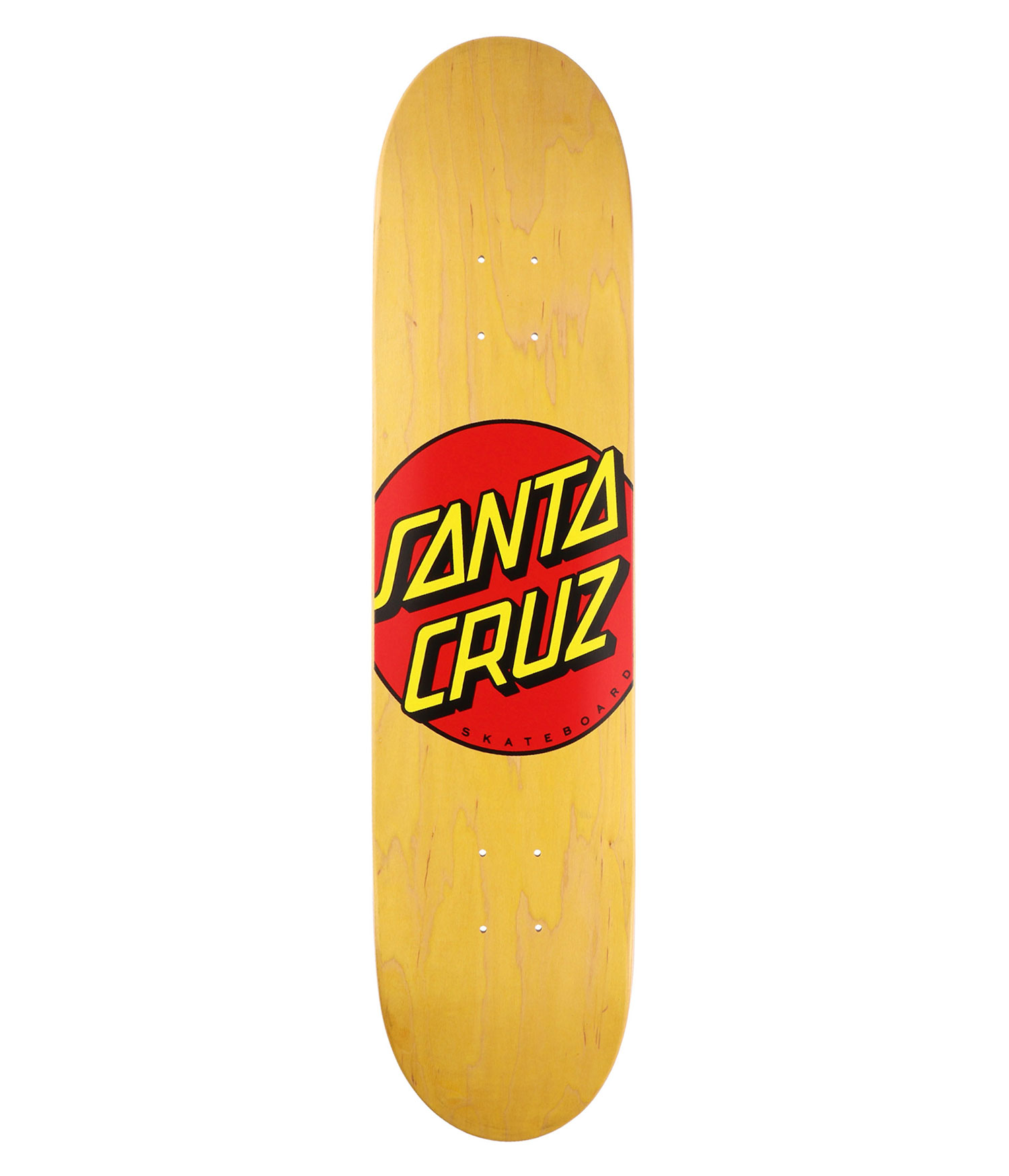 Santa Cruz Classic Dot 7.75" Skateboard Deck yellow