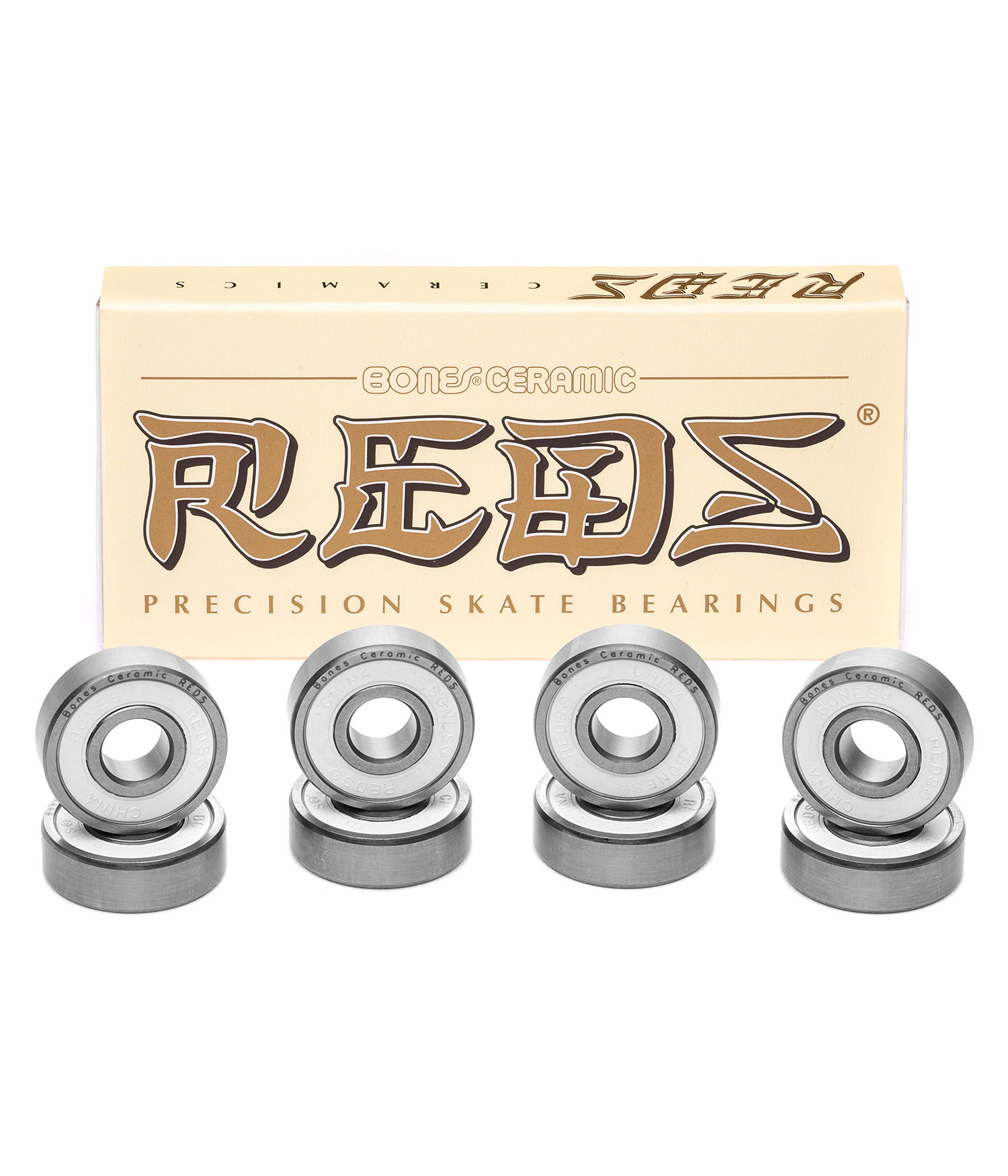 Bones Bearings Ceramic Super Reds Kugellager white