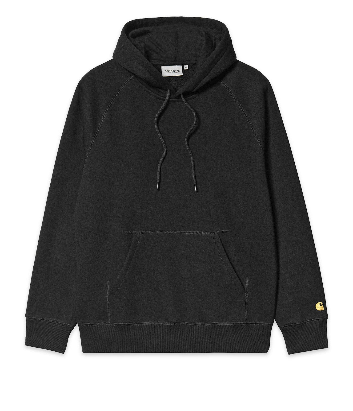 Carhartt WIP Chase Hoodie black gold Herren M