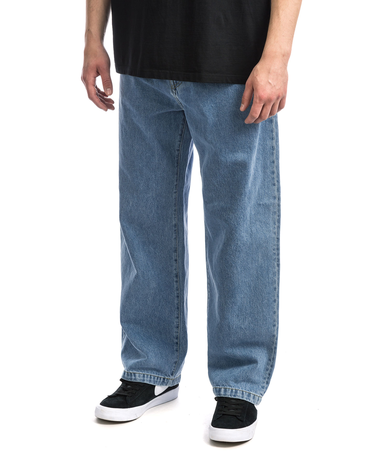 Carhartt WIP Landon Robertson Jeans blue heavy stone wash Herren W32