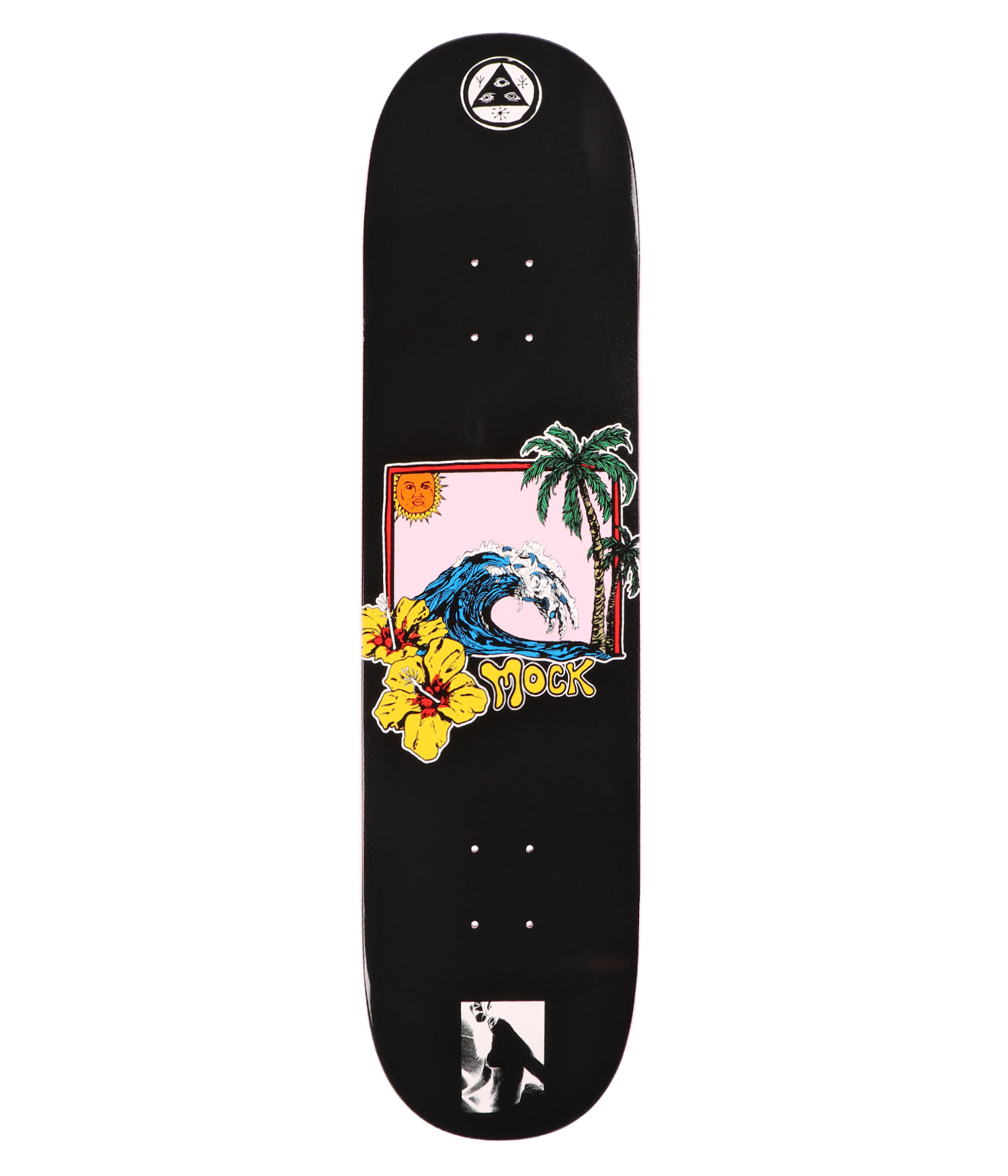 Welcome Mock Mana 8.38" Skateboard Deck pearlescent pink