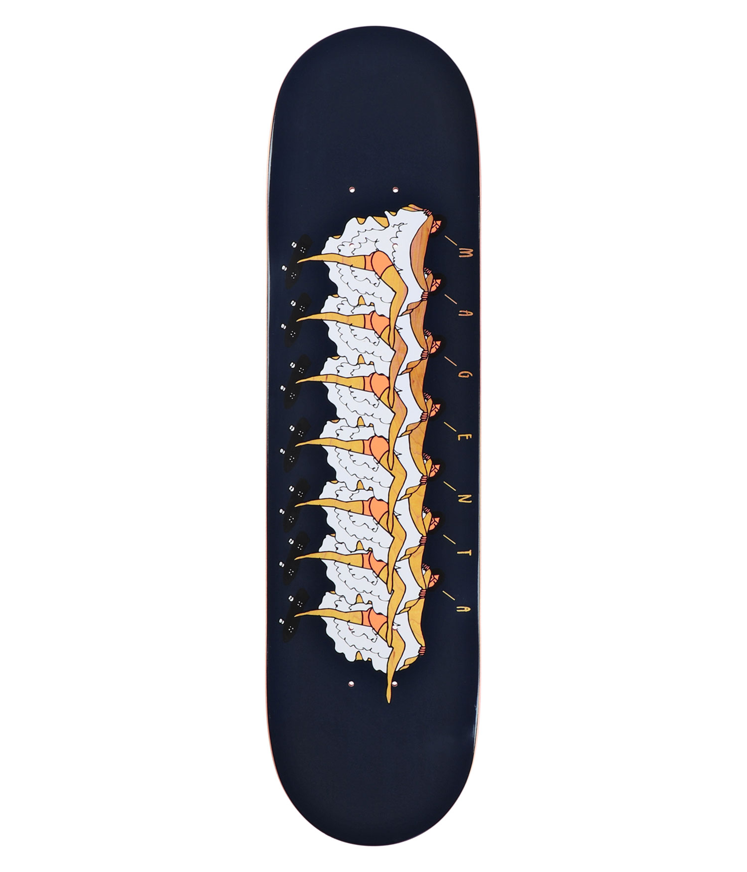 Magenta Cancan 8.125" Skateboard Deck multi