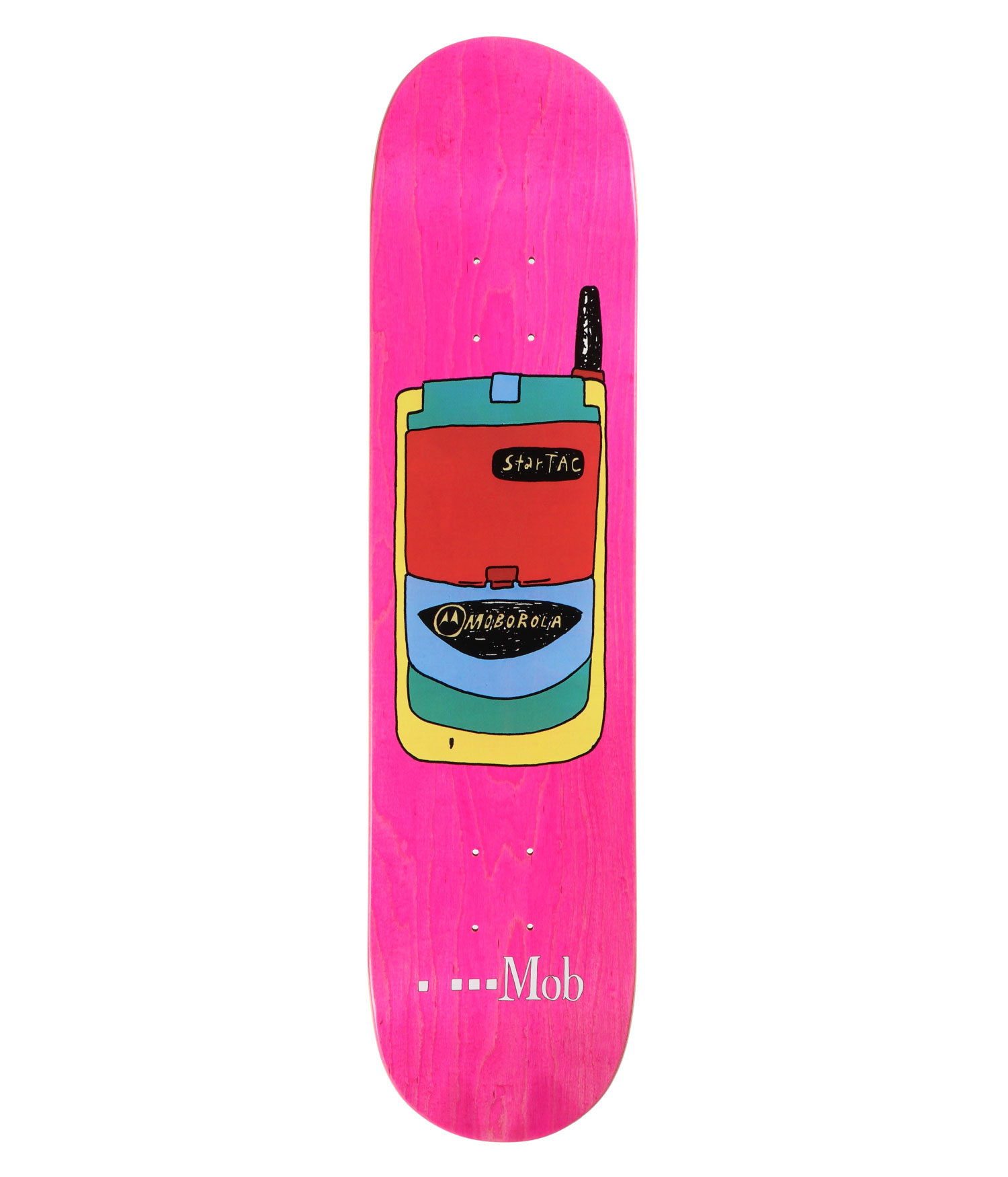 MOB Moborola 8" Skateboard Deck pink