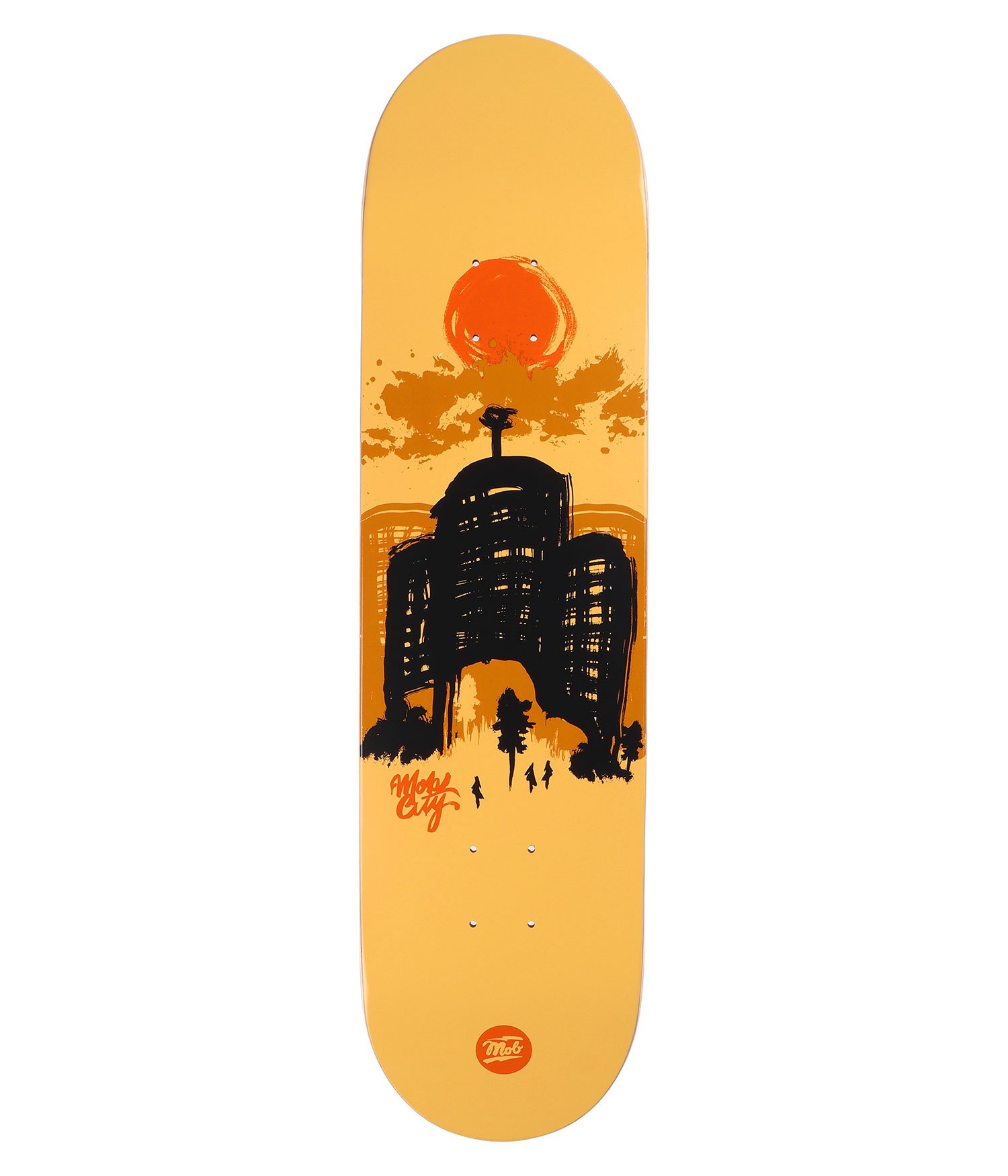 MOB Cathedral 8.125" Skateboard Deck orange