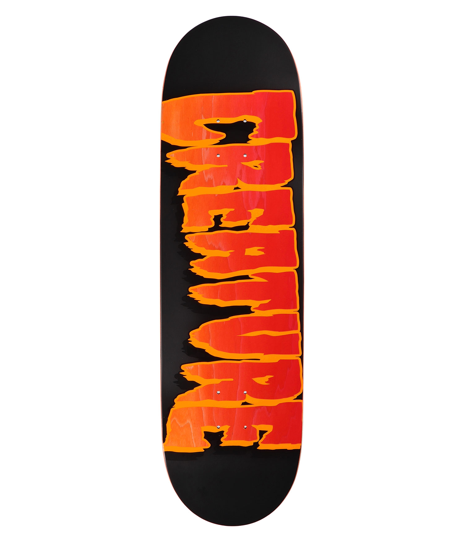 Creature Logo Outline Stumps 8.8" Skateboard Deck black orange