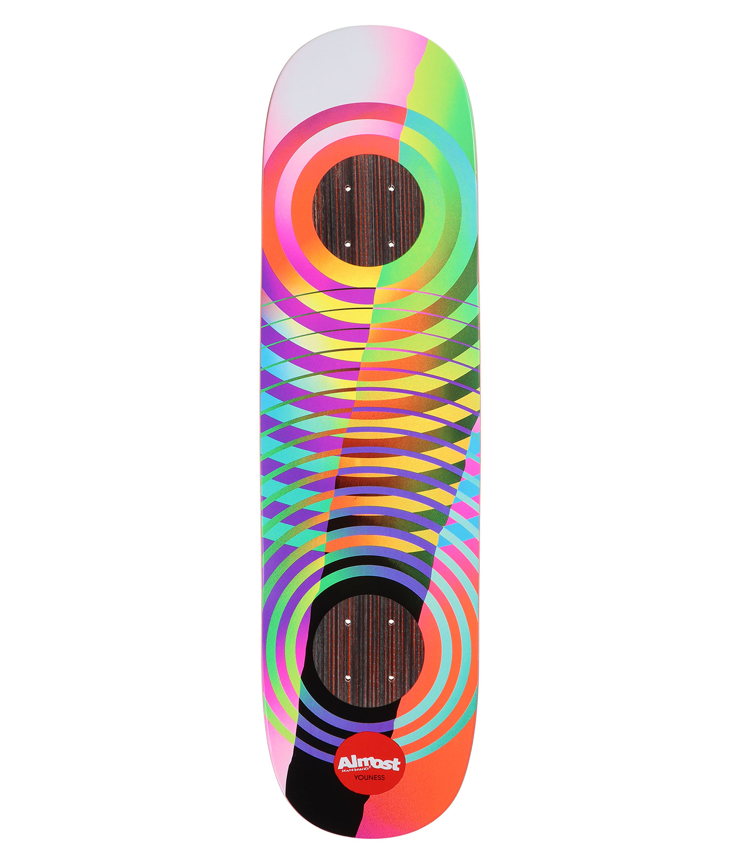 Almost Amrani Gradient Cuts Impact 8.375" Skateboard Deck multi