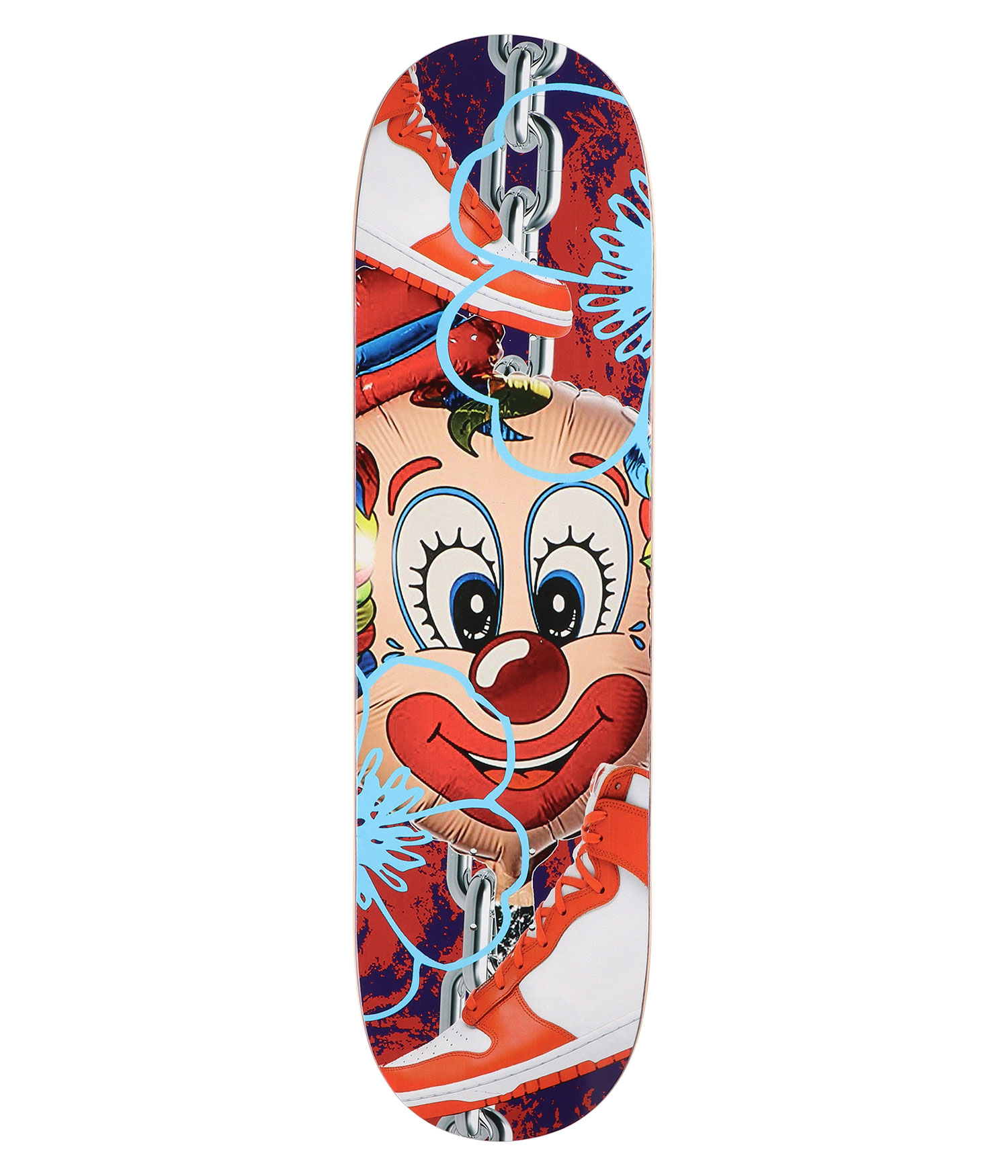 Call Me 917 Clown Shoes 8.5" Skateboard Deck multi