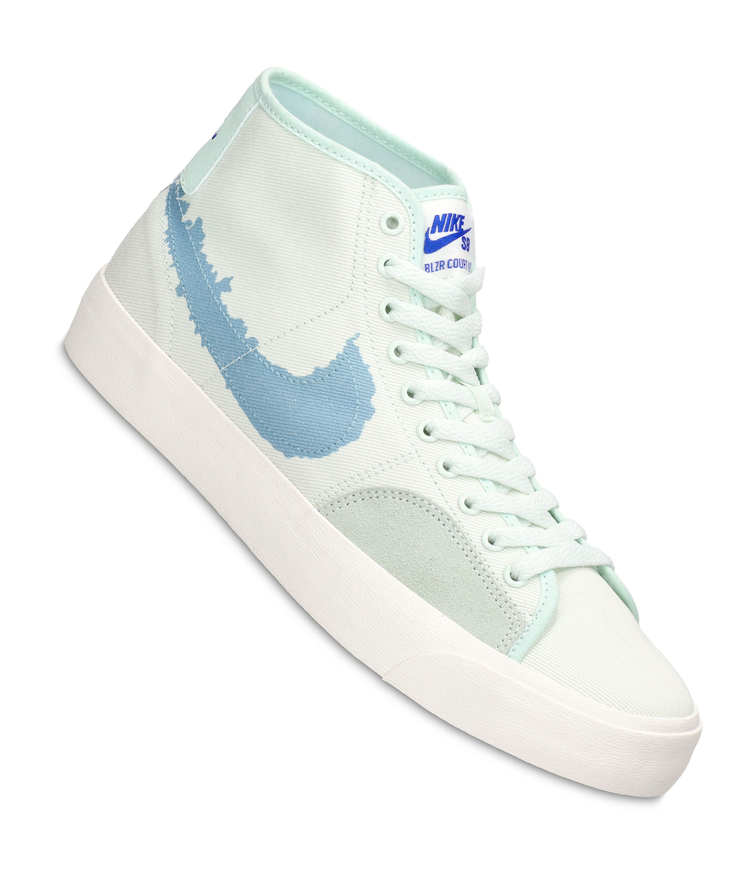 Nike SB BLZR Court Mid Premium Schuh barley green boarder blue US 9.5