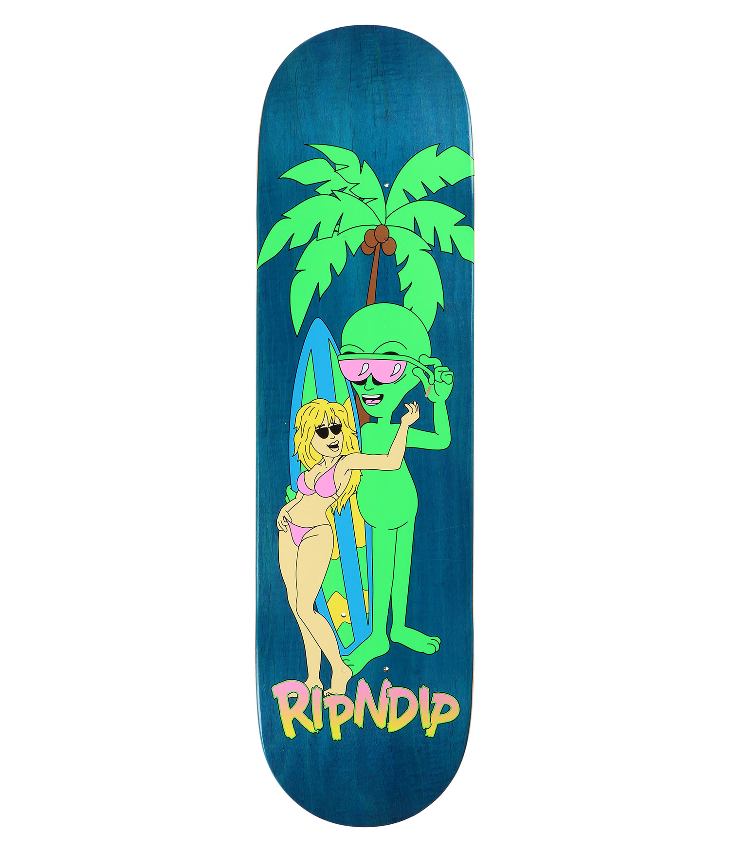 RIPNDIP Beach Boys 8.5" Skateboard Deck aqua