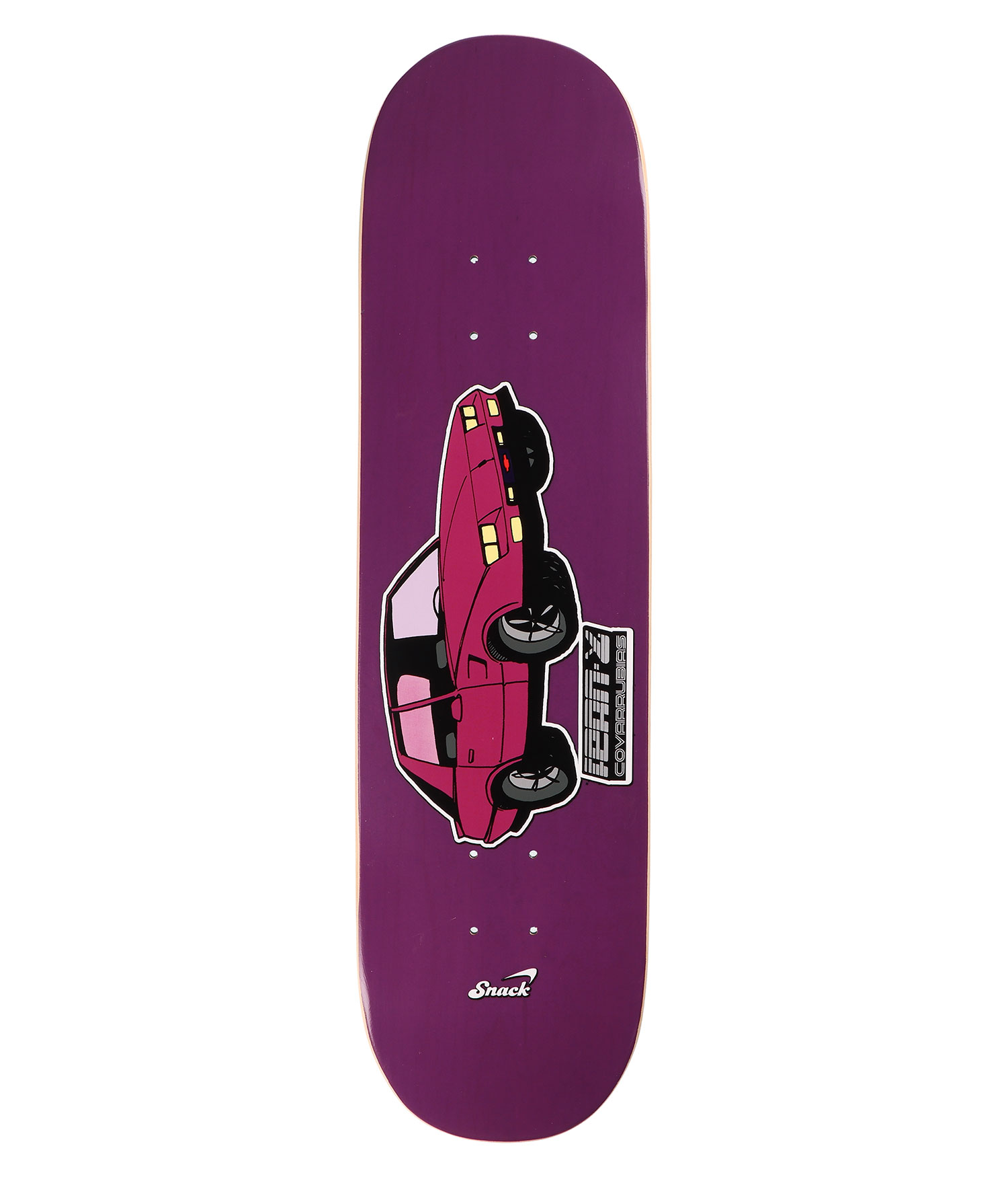 Snack Ferny Whip 8.125" Skateboard Deck purple
