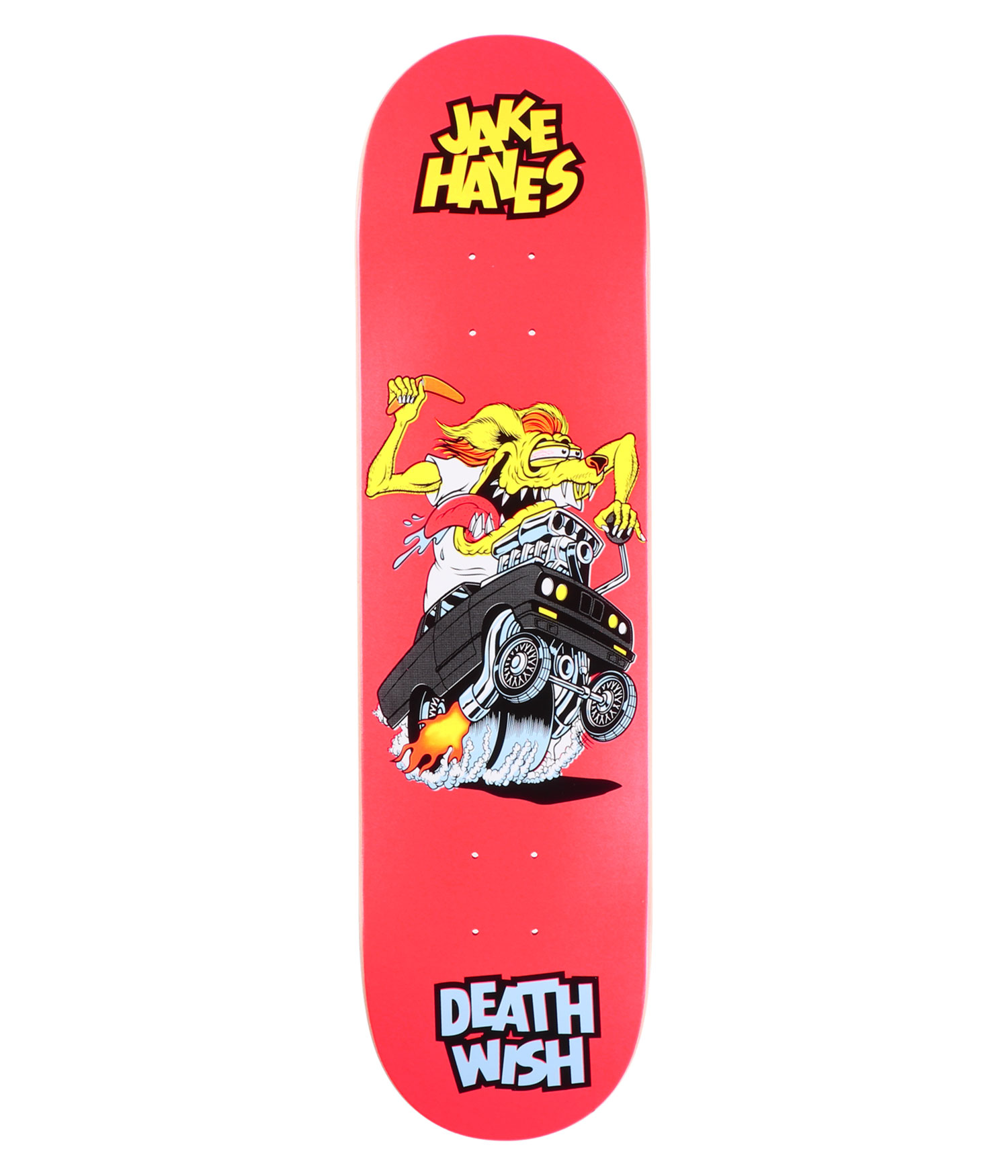 Deathwish Hayes Creeps 8.125" Skateboard Deck red