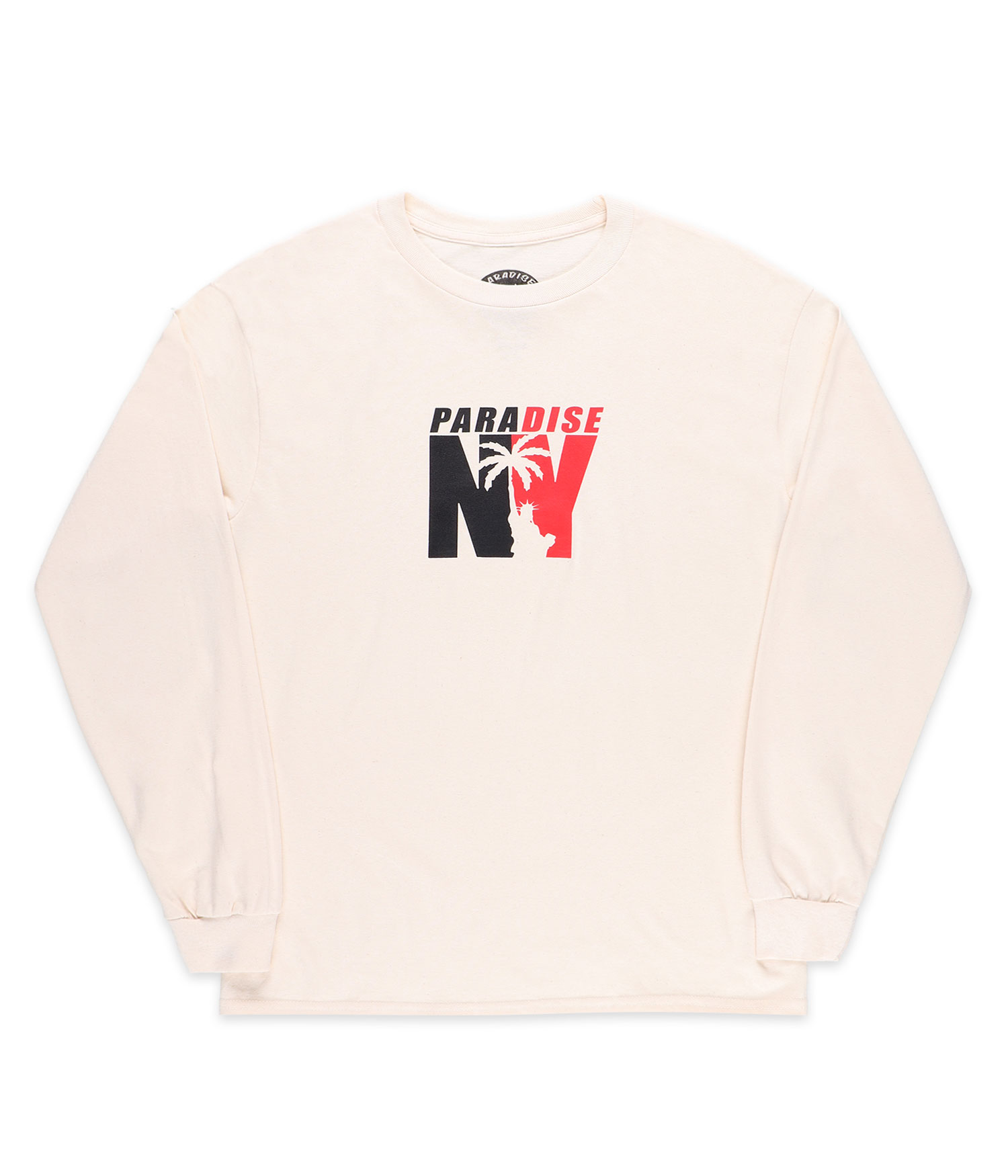 Paradise NYC Liberty Palm NY Logo Longsleeve natural Herren S