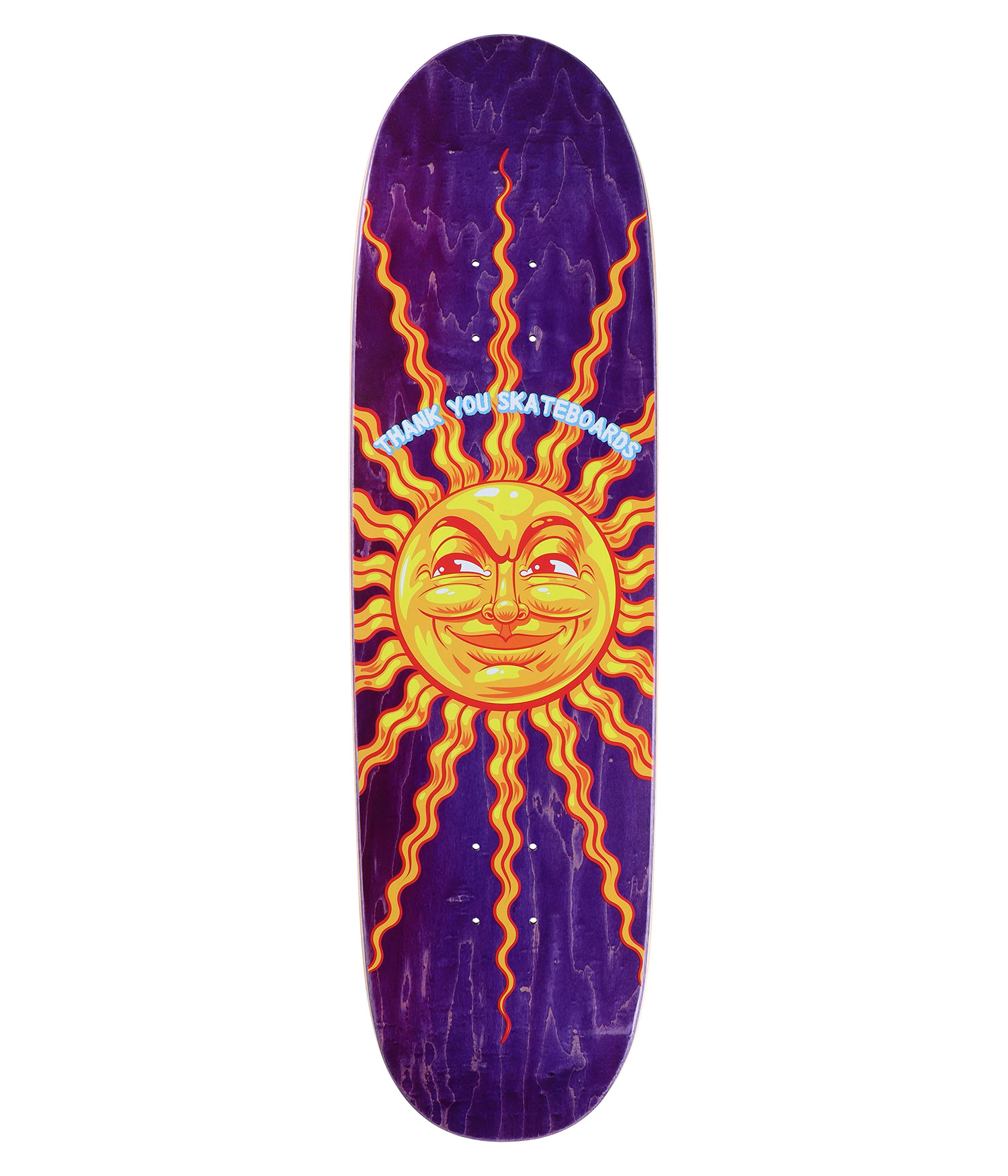 Thank You Daytime Shaped 8.75" Skateboard Deck multi