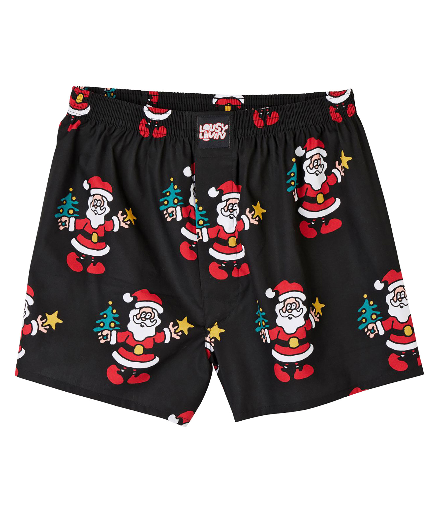 Lousy Livin Santa Boxershorts black