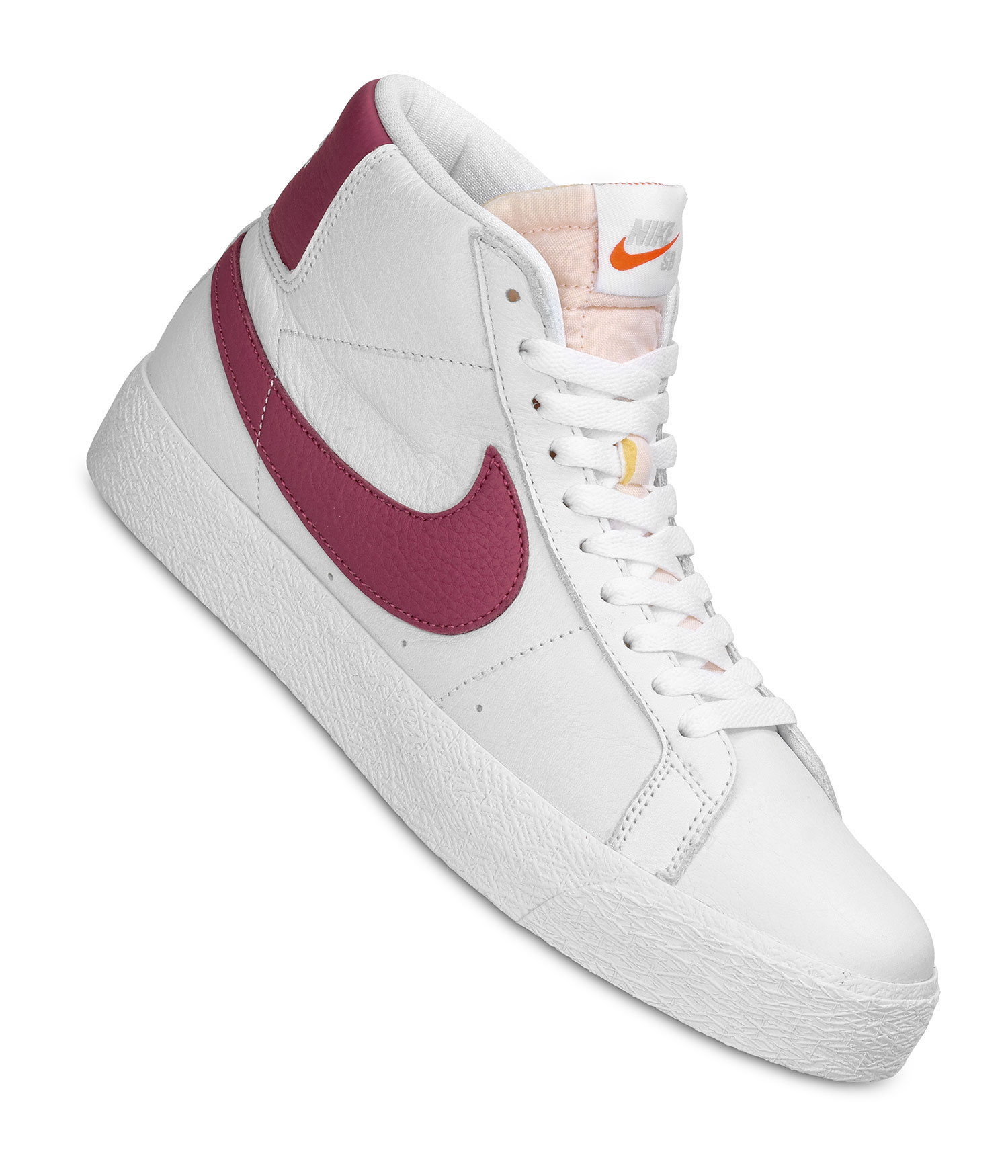 Nike SB Zoom Blazer Mid Iso Schuh white sweet beet US 9