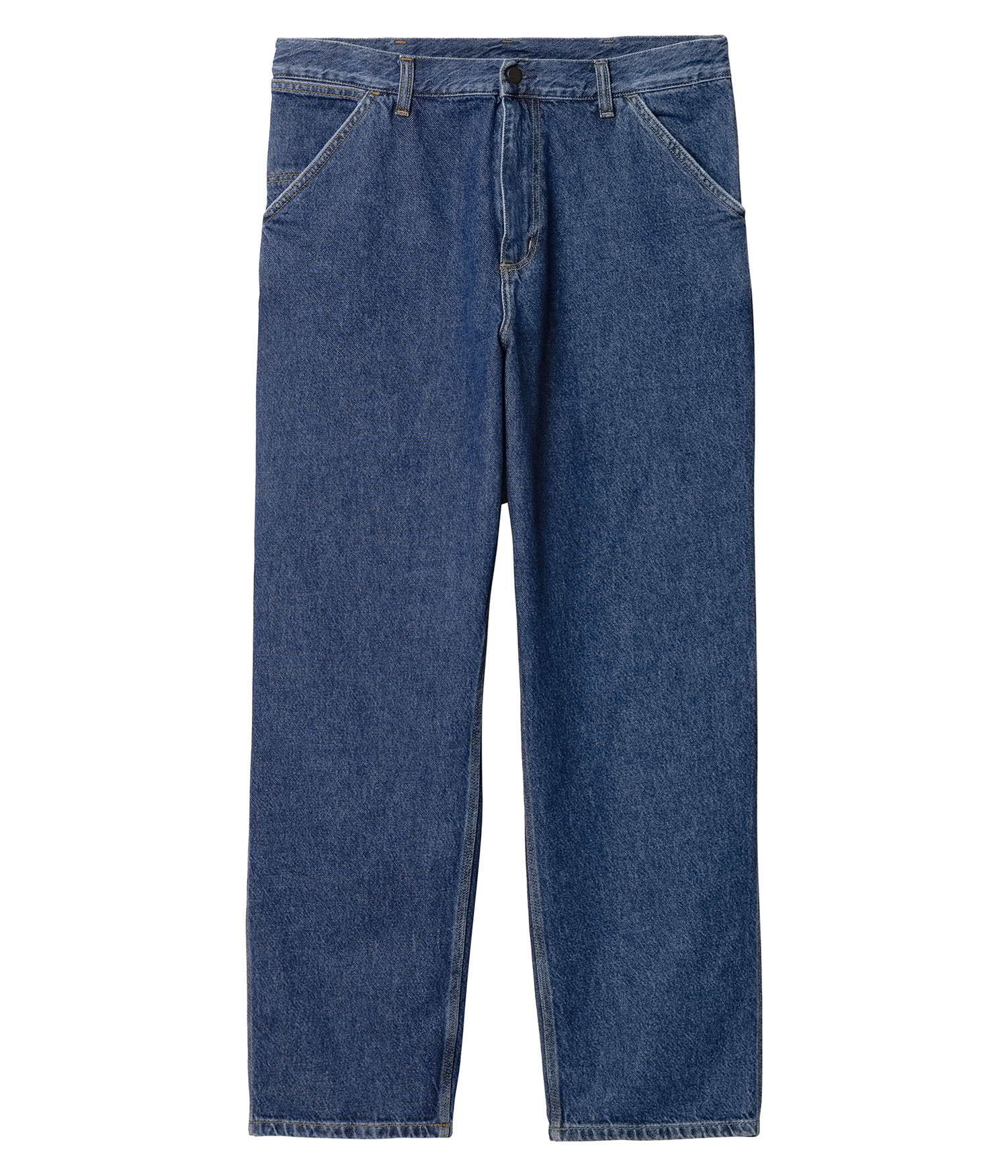 Carhartt WIP Single Knee Pant Smith Jeans blue stone washed Herren W36 L34