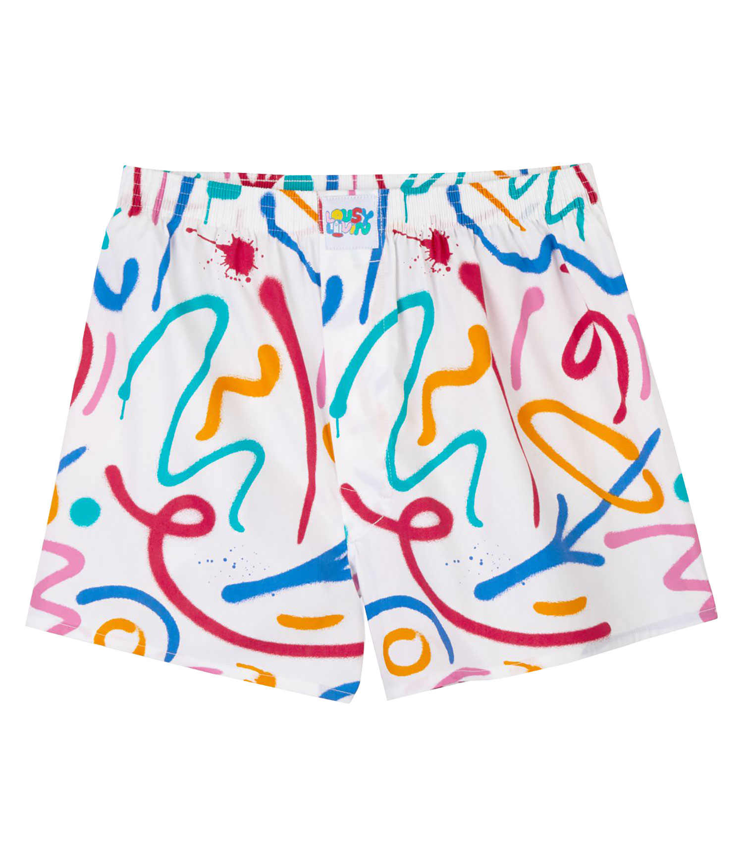 Lousy Livin Lines Boxershorts white