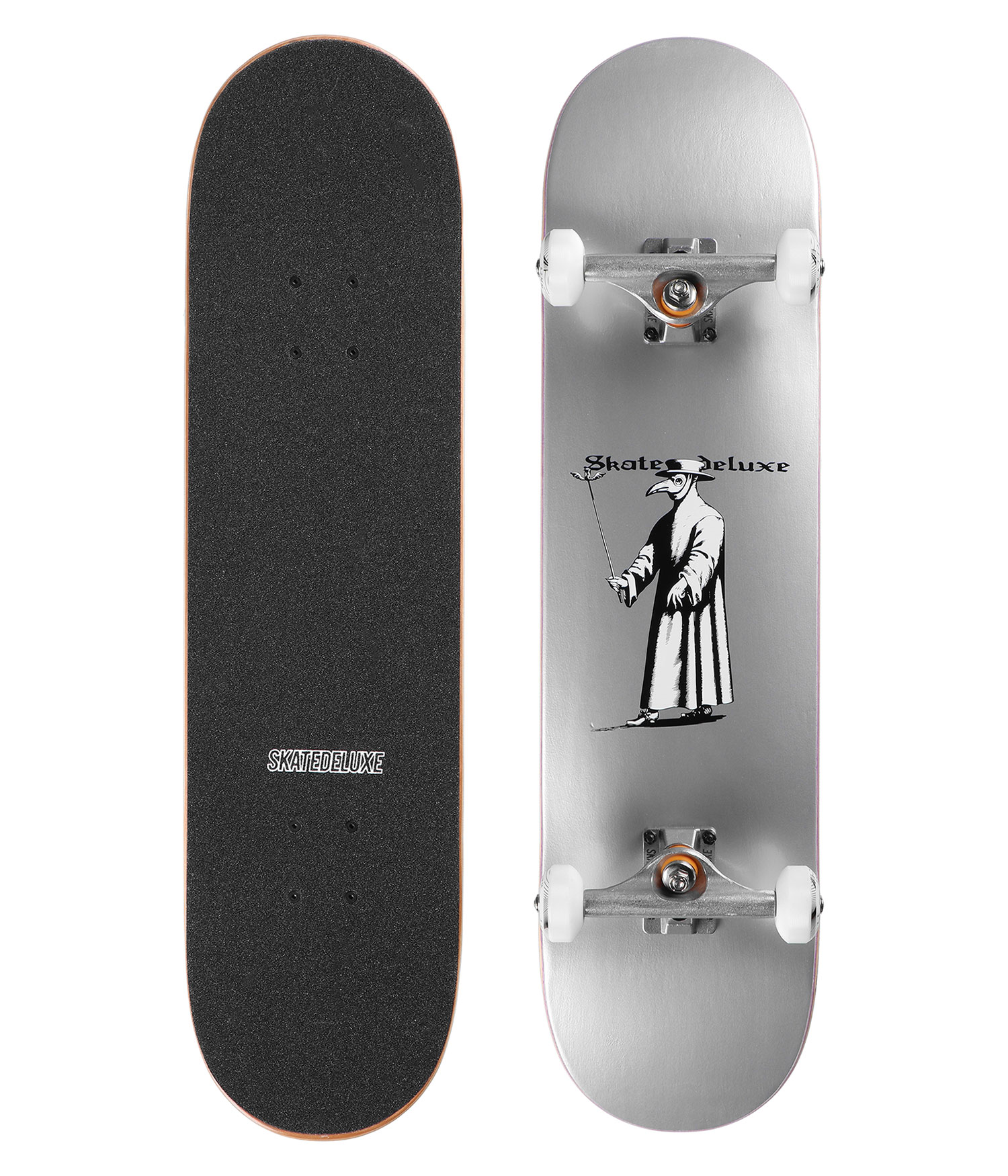 skatedeluxe Plague 8" Komplettboard silver