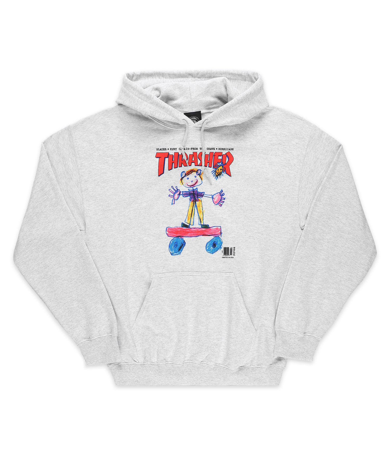 Thrasher Kid Cover Hoodie ash Herren S