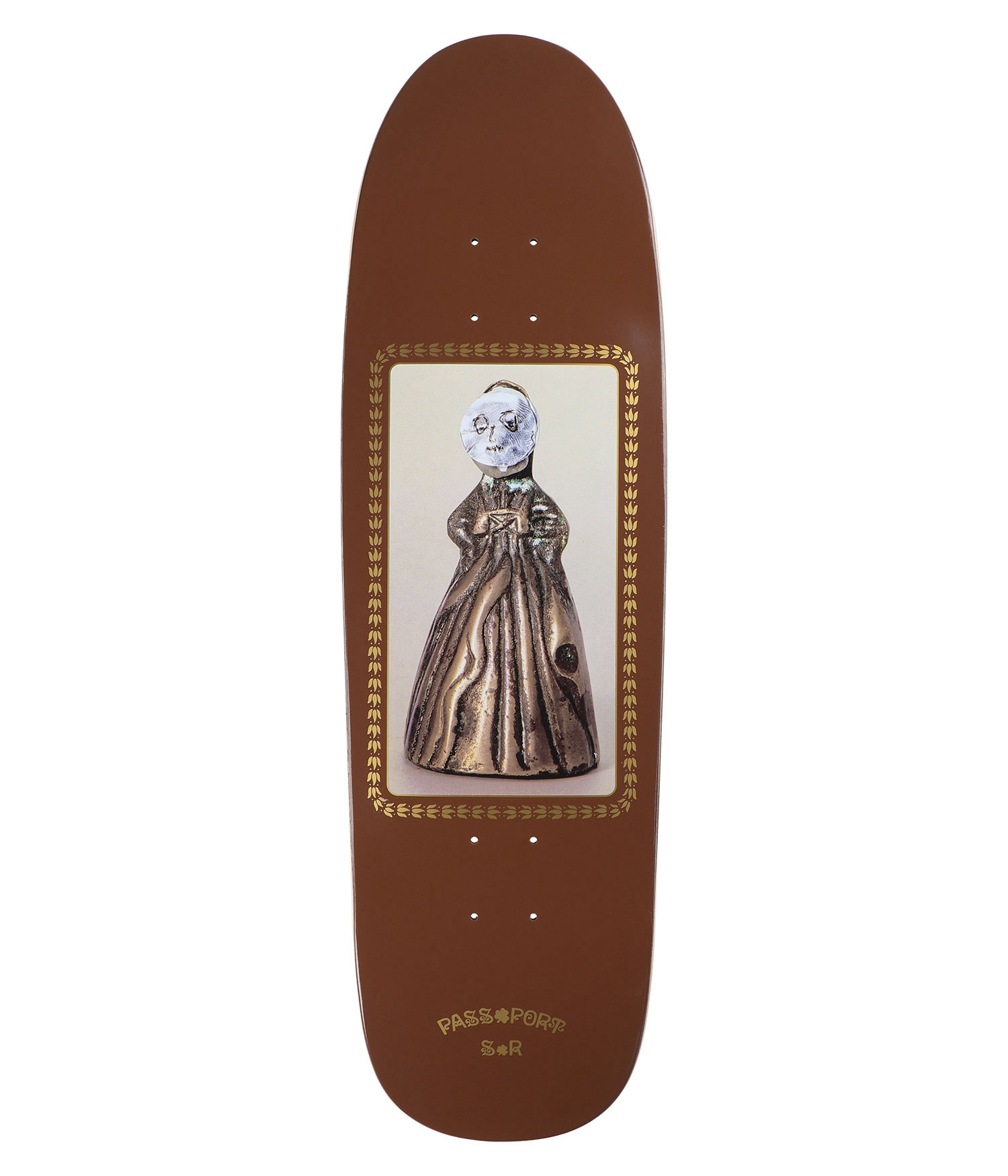 Passport Efiggy Spade 9.125" Skateboard Deck multi