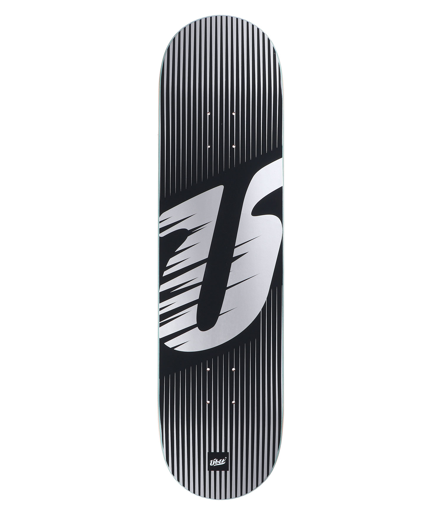 Über Big Ü 8.125" Skateboard Deck silver