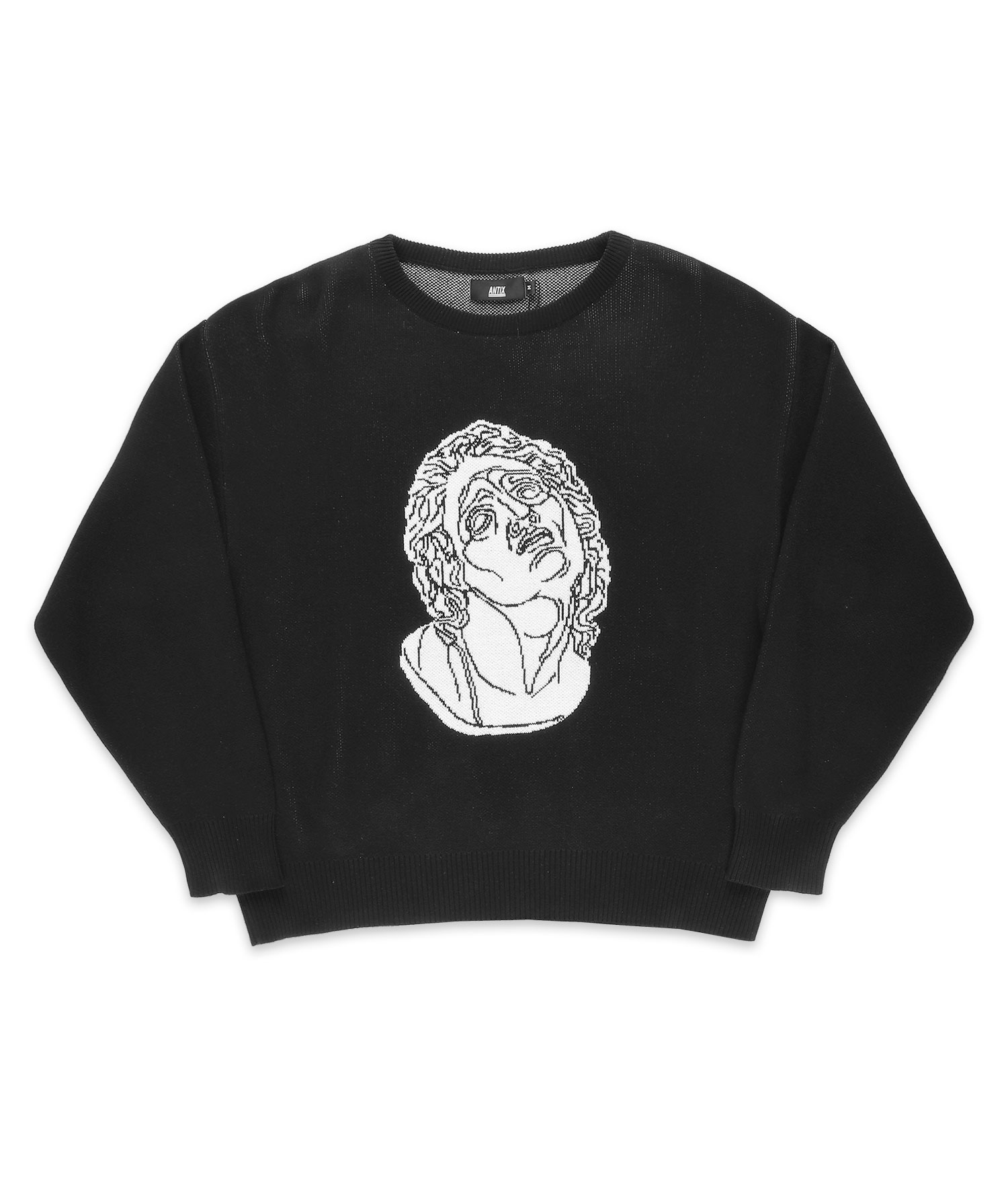 Antix Caritas Knit Sweatshirt black Herren XXL