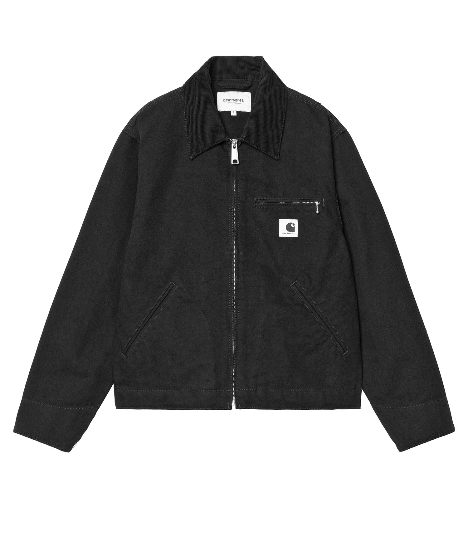 Carhartt WIP W' OG Detroit Organic Dearborn Jacke black black rinsed Damen M