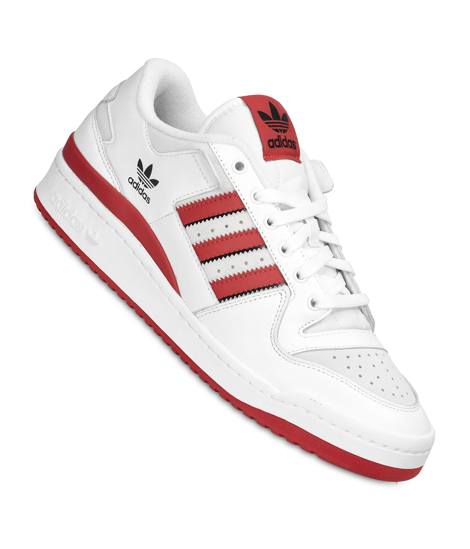 adidas Skateboarding Forum 84 Low ADV Schuh white scarlet black Herren US 7.5