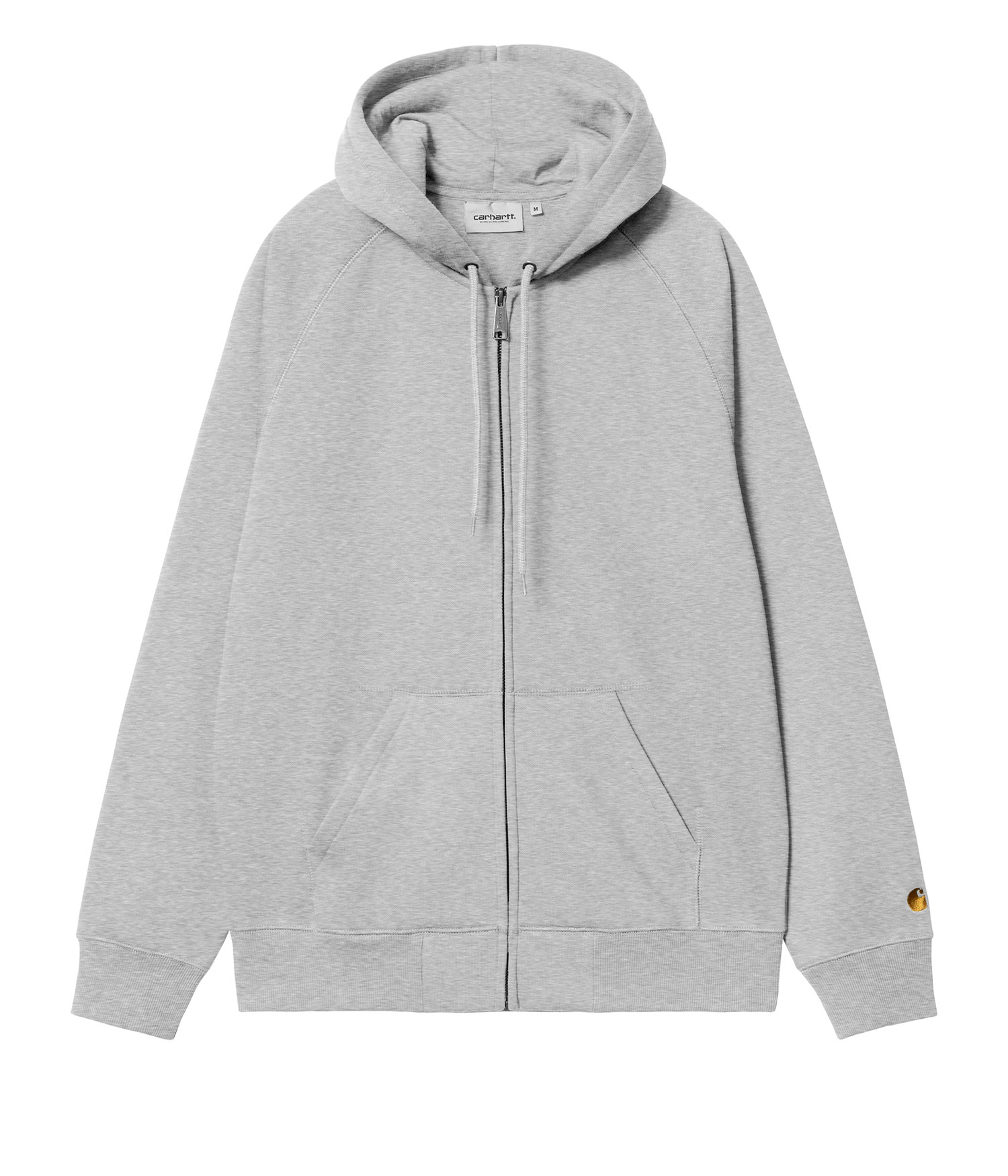 Carhartt WIP Chase Zip-Hoodie grey heather gold II Herren M