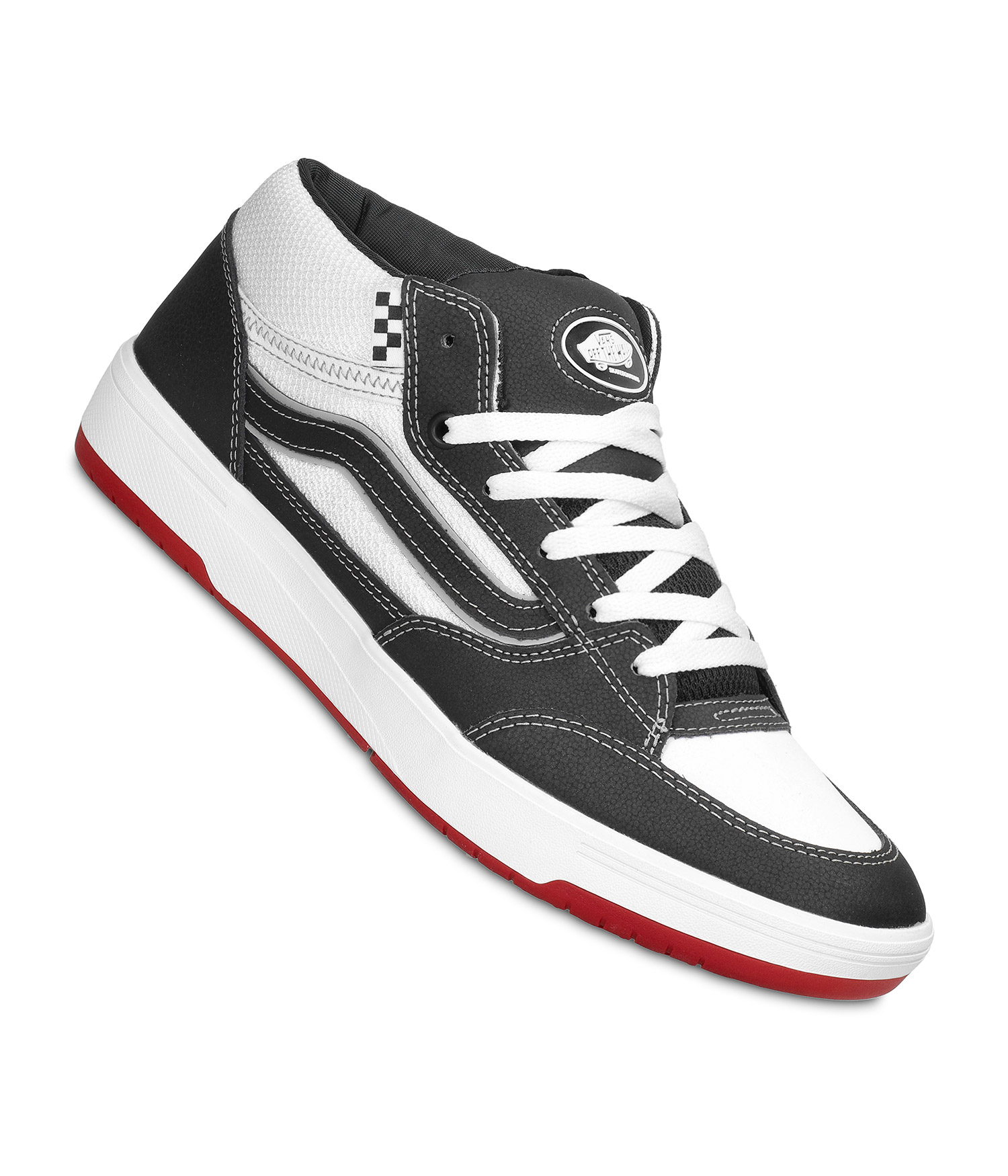 Vans Zahba Mid Schuh black white red Herren US 8.5