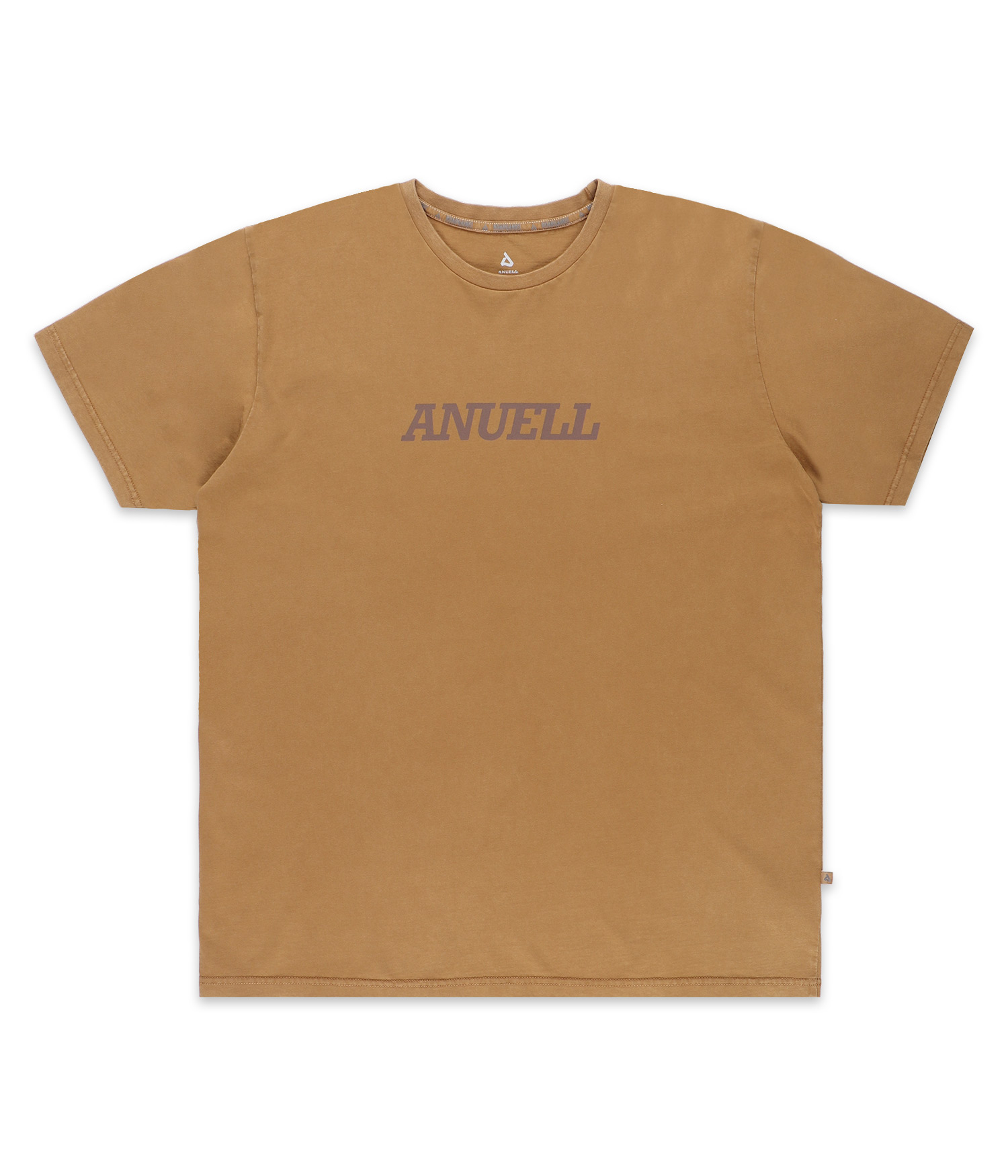 Anuell Basater Organic T-Shirt vintage mustard Herren XXXL