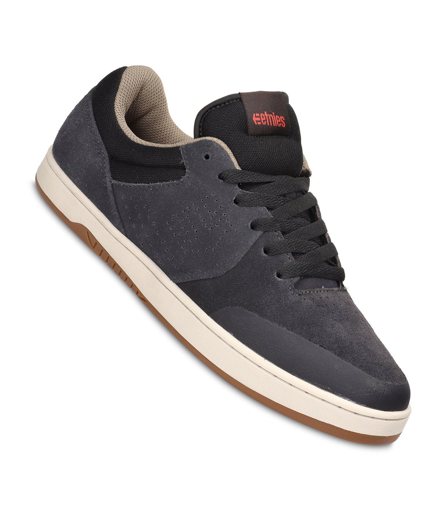 Etnies Marana Schuh dark grey black red Herren US 8